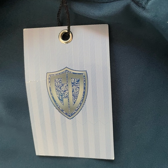 C.Defoor Men’s Polo Shirt. XL Dark Blue/Green. NWT - Picture 6 of 10